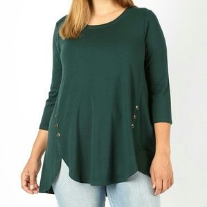 Women's Size: (2X) 3/4 Sleeve Top